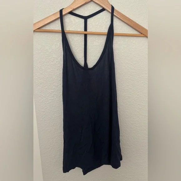 Simple navy Racerback Tank - Picture 1 of 3